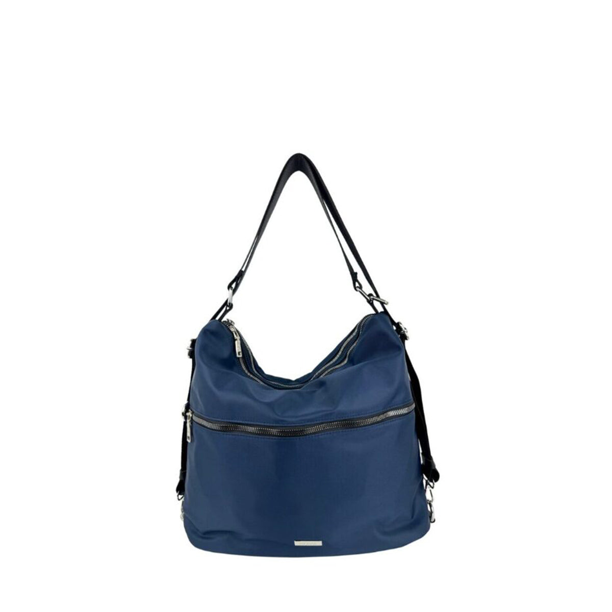 Mel&Co Nylon Two-Way Convertible Shoulder Backpack