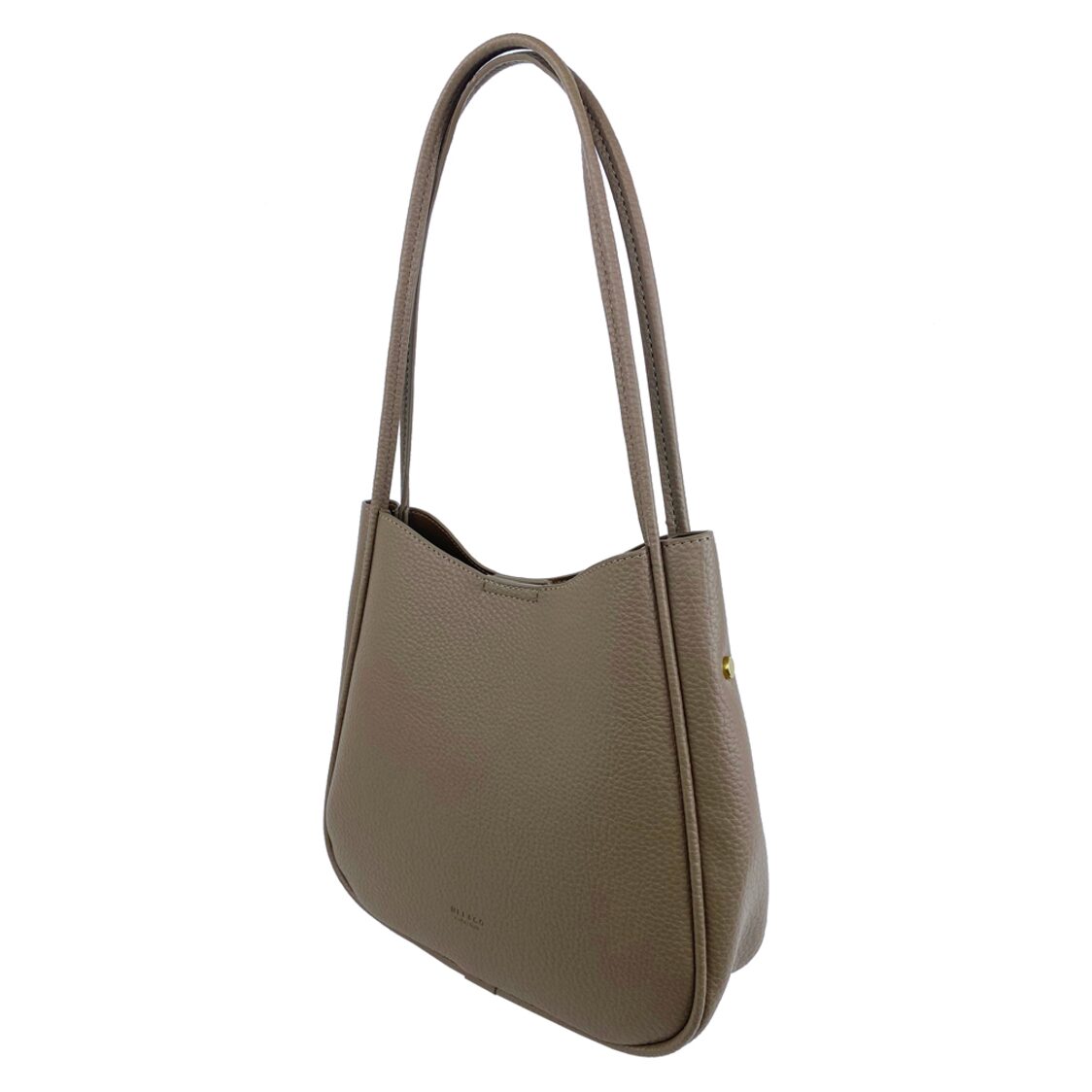 Mel&Co Pebbled Double Handle Shoulder Bag