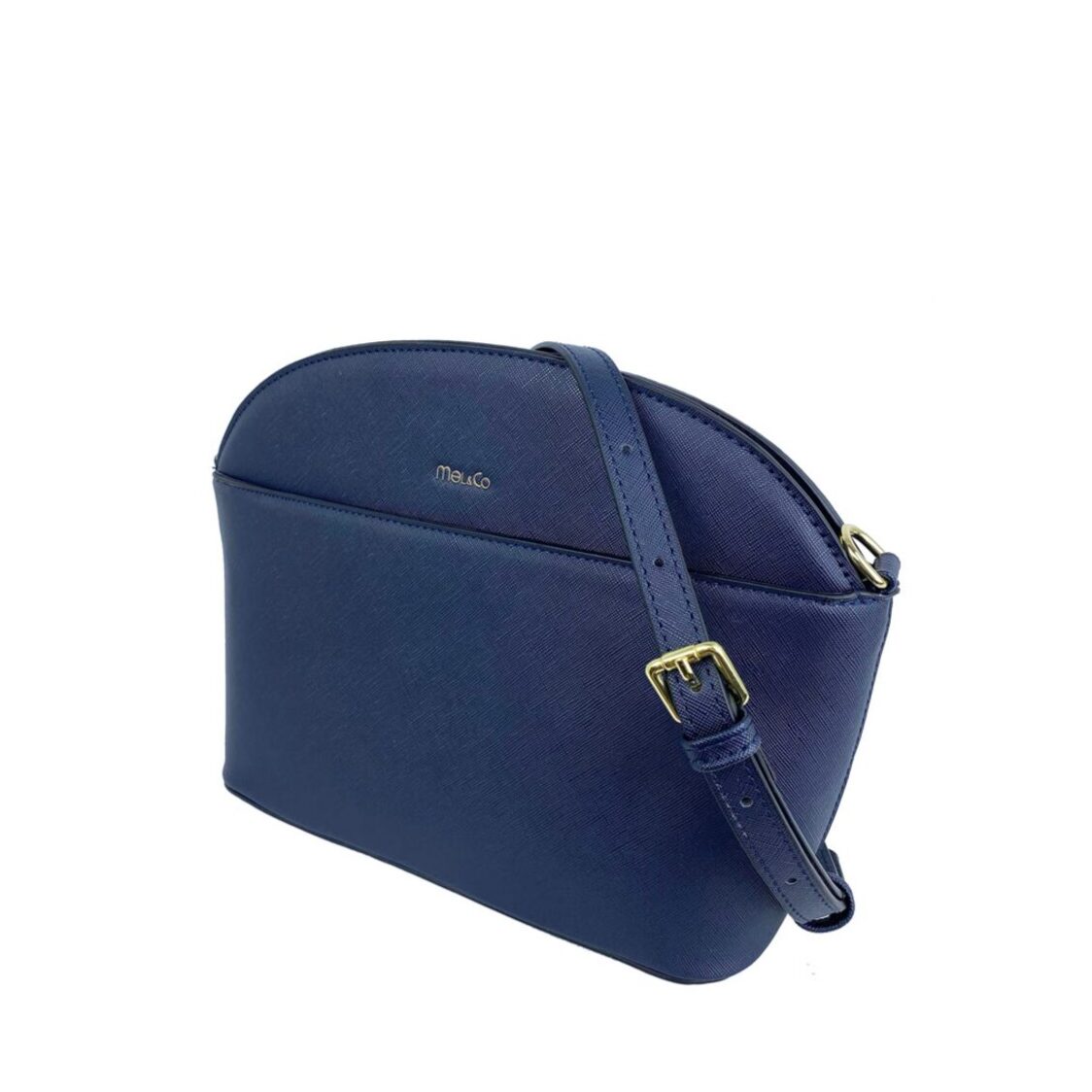Mel&Co Saffiano-Effect Dome Sling Bag