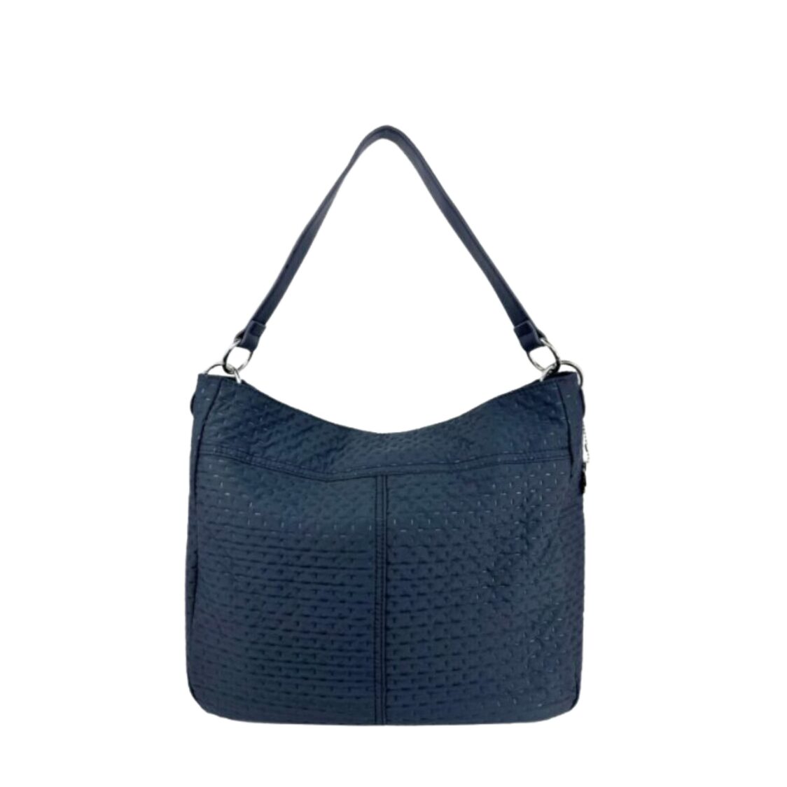Mel&Co Embossed Nylon Single Handle Bag