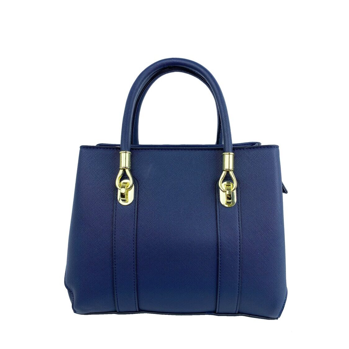 Mel&Co Saffiano-Effect Satchel Bag