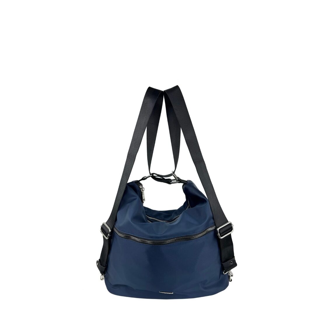 Mel&Co Nylon Two-Way Convertible Shoulder Backpack