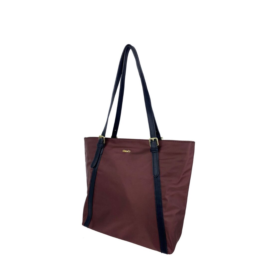 Mel&Co Nylon Double Handle Tote Bag