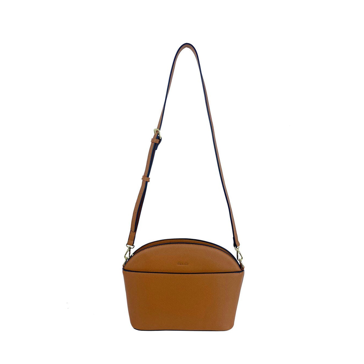 Mel&Co Saffiano-Effect Dome Sling Bag