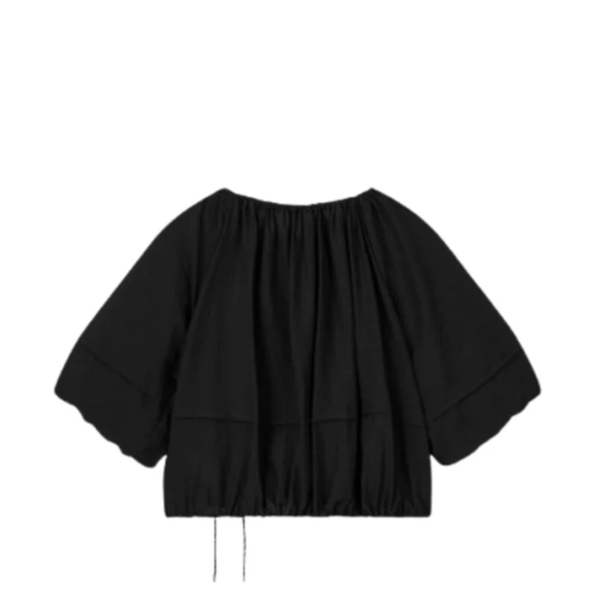 Voice Of Voices Off Shoulder Banding Blouse Black