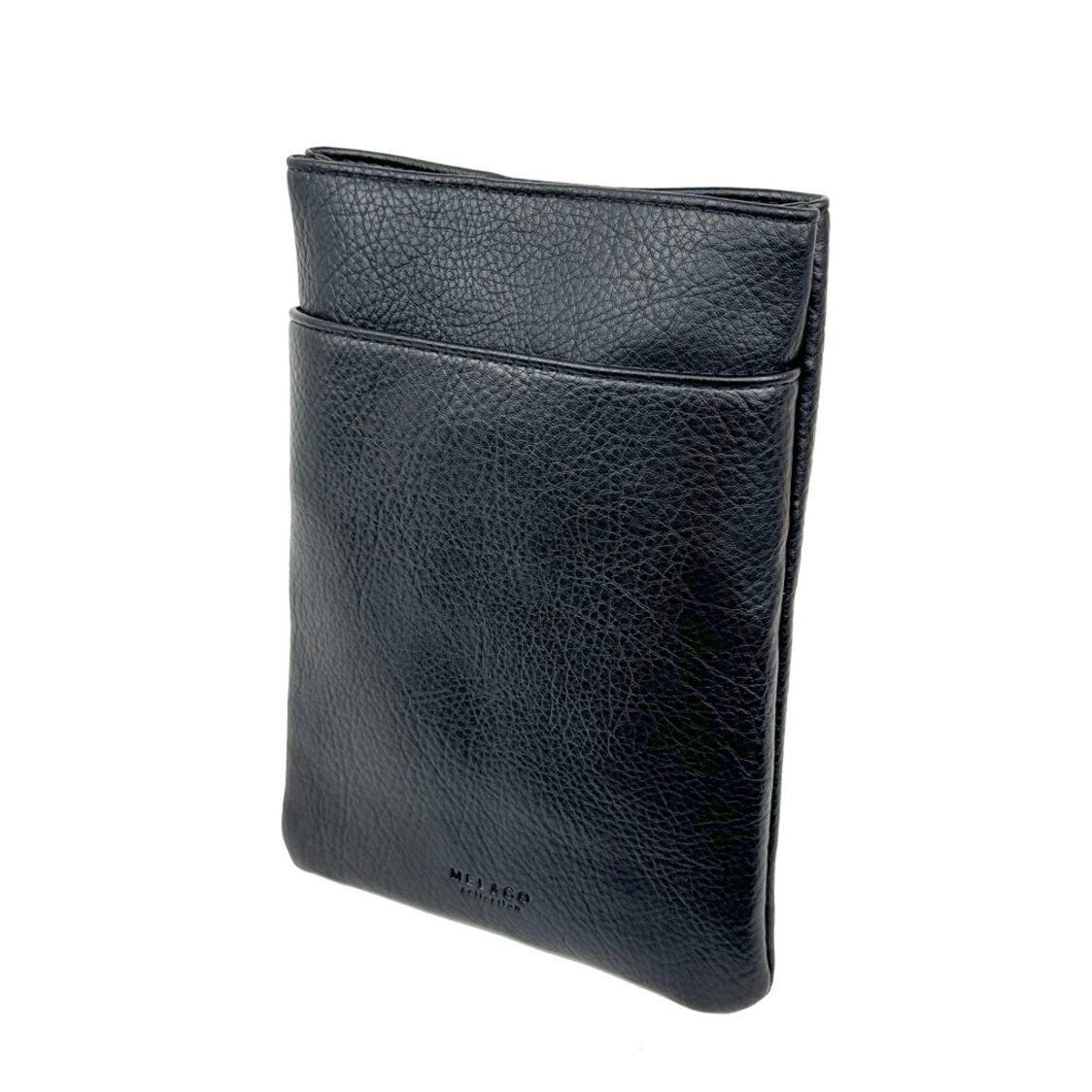 Mel&Co Faux Leather Flat Sling Pouch