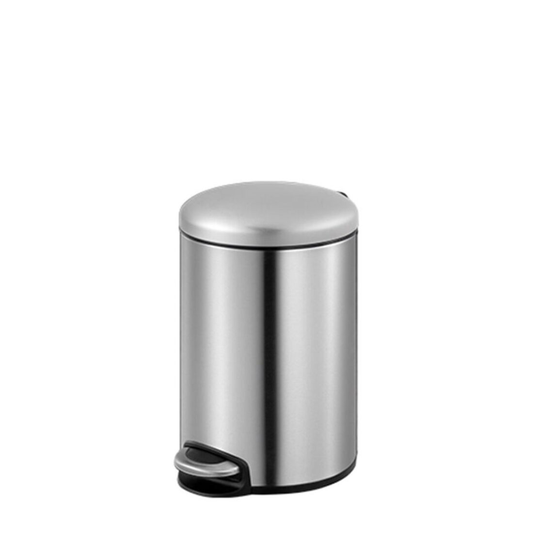 EKO Stainless Steel Round Step Bin With Soft Closing Lid 20L Maggey EK9213-20-MT