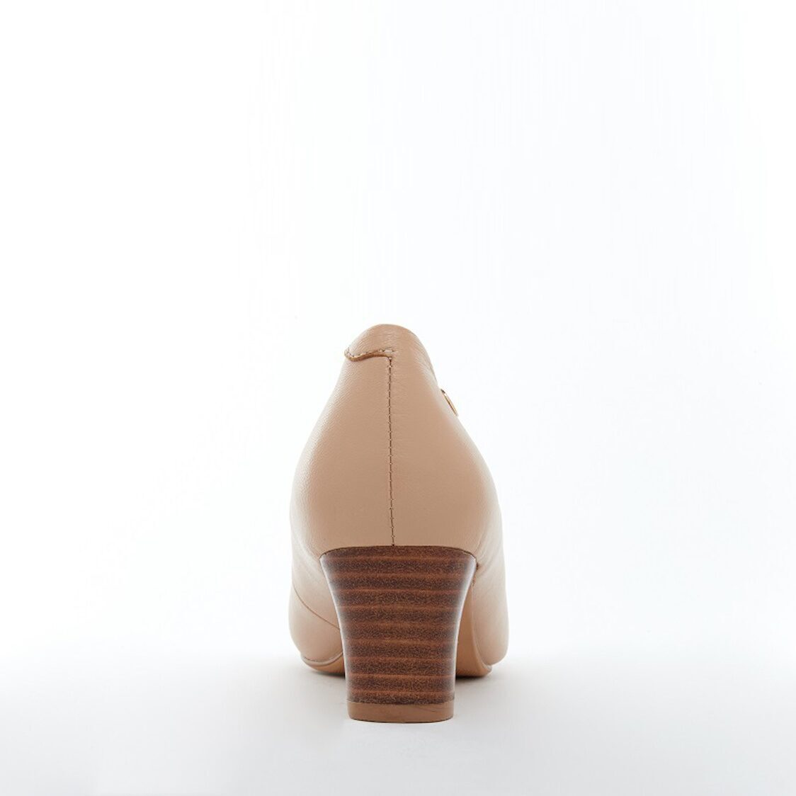 Barani Classic Leather Heels 6011 (Mid) - Nude - Metro Singapore Departmental Store - Celebrating 69 Years in SG