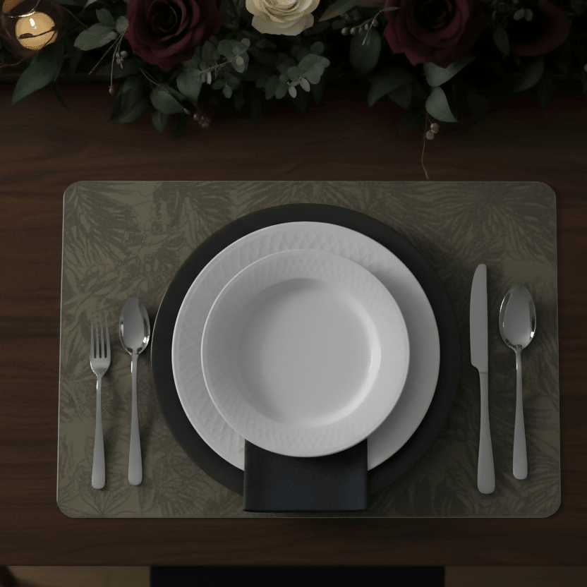 Bars Placemat | Embossed PU - 30 x 45 cm - Metro Singapore Departmental Store - Celebrating 69 Years in SG