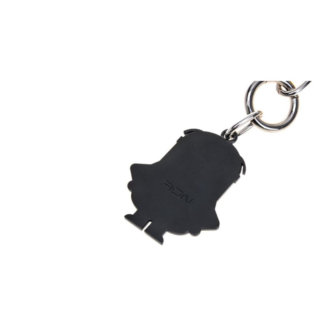 Fion Minions Jacquard with Leather Handbag Charms-Banana - FEASIMV001YLWBLKZZ