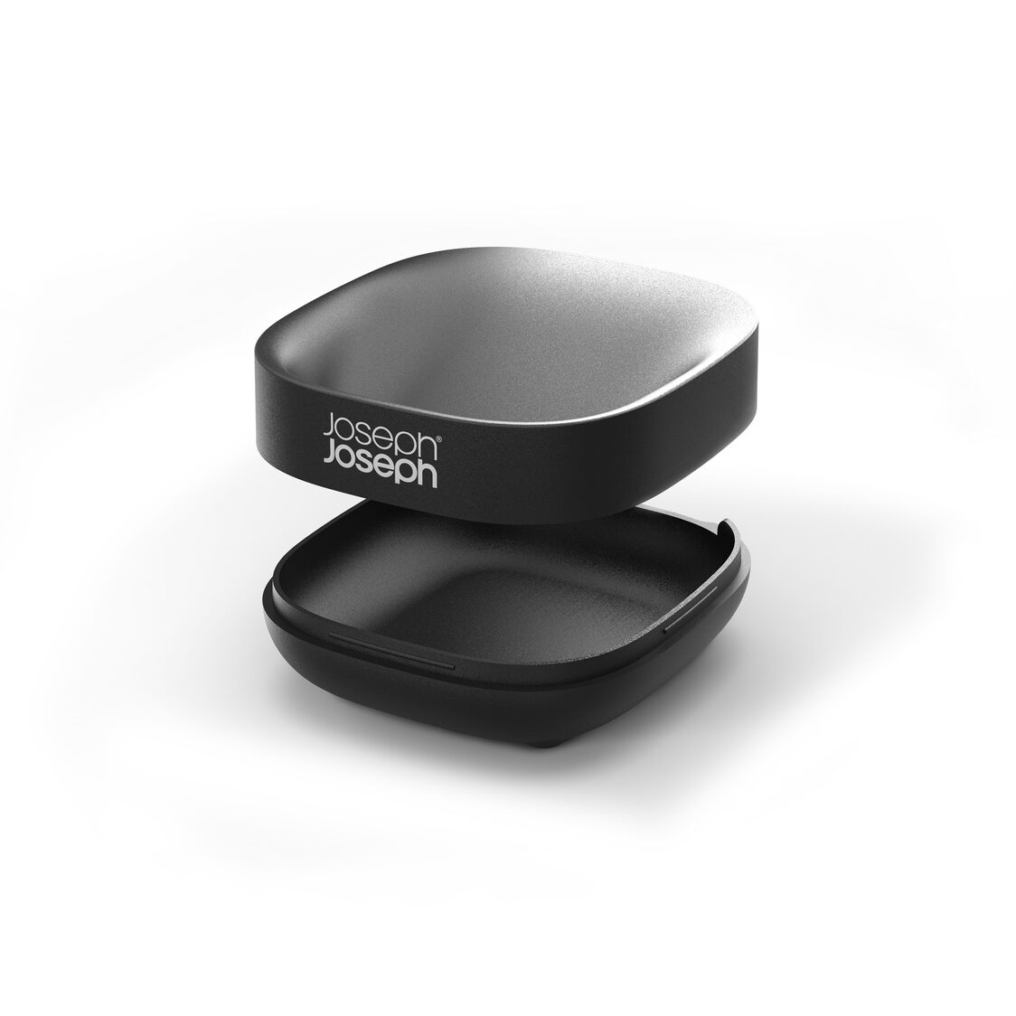 Joseph-Joseph Slim Compact Matt Black Soap Dish
