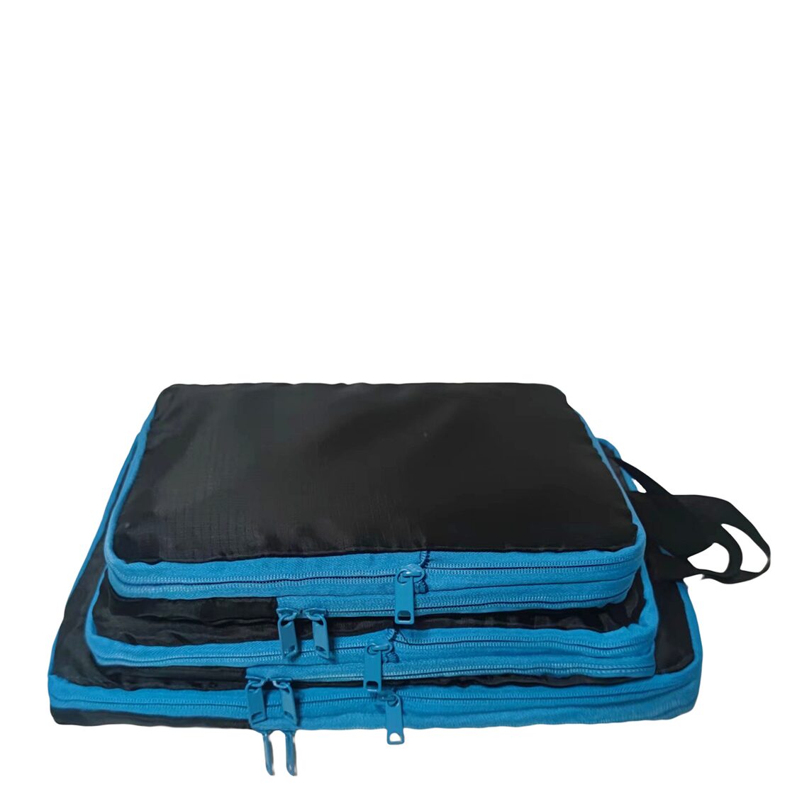 M Collection 3Pc Compression Bag Black Blue