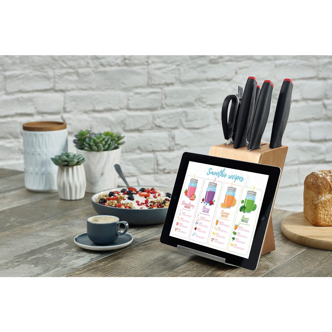 RICHARDSON SHEFFIELD 6-Piece Knife Block Set - Laser (LA-6PC)