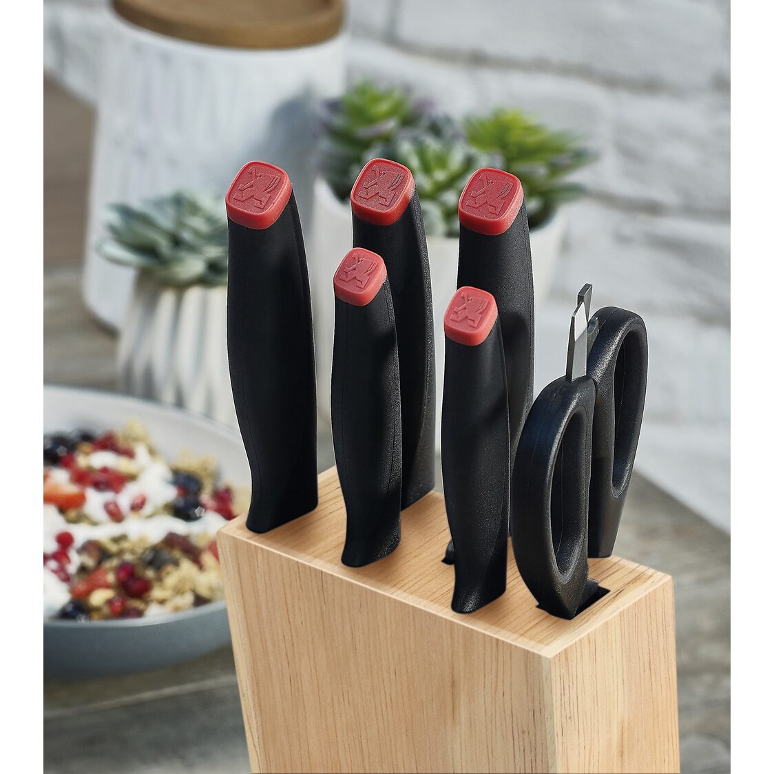 RICHARDSON SHEFFIELD 6-Piece Knife Block Set - Laser (LA-6PC)