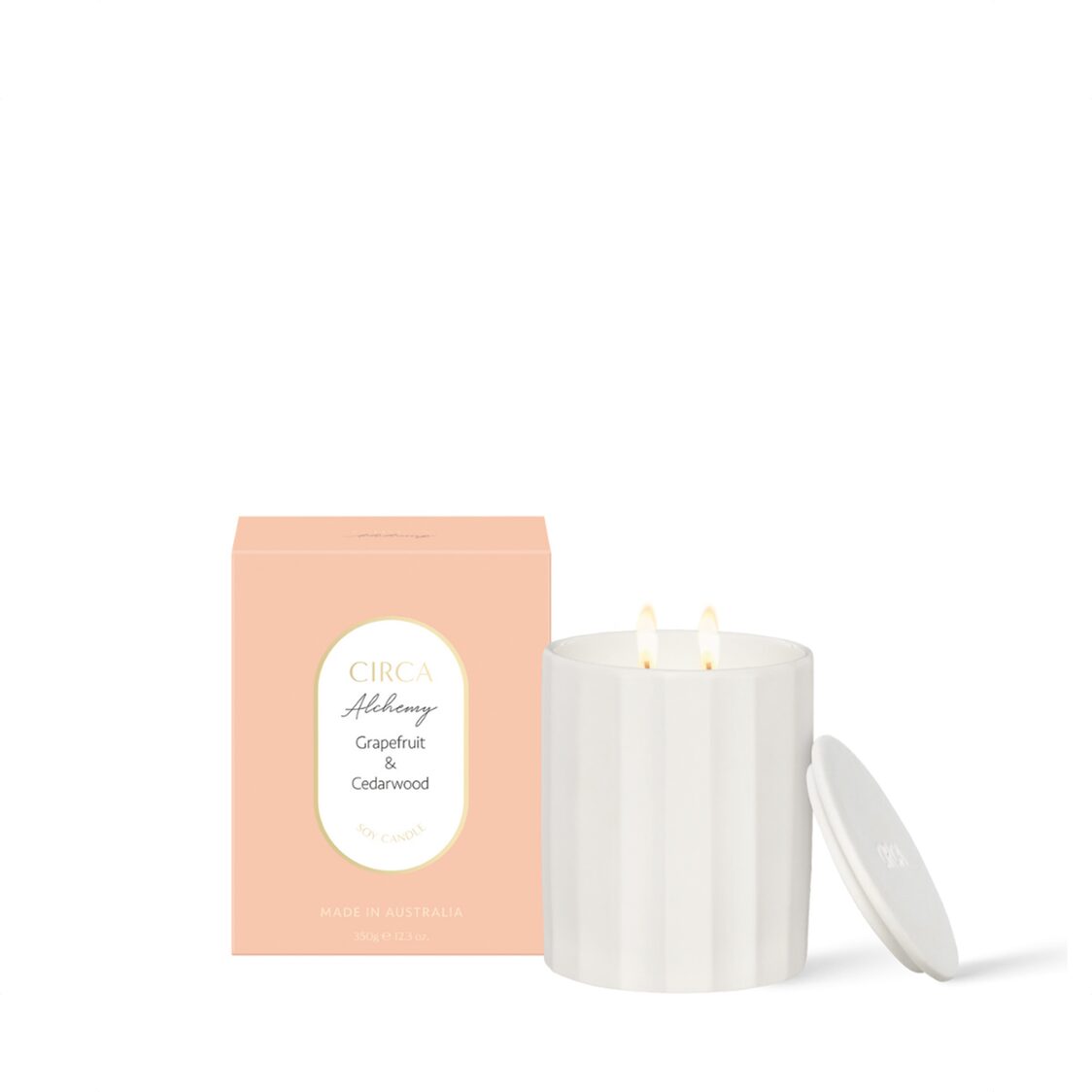 Circa Soy Candle 350g - Grapefruit & Cedarwood (Alchemy)