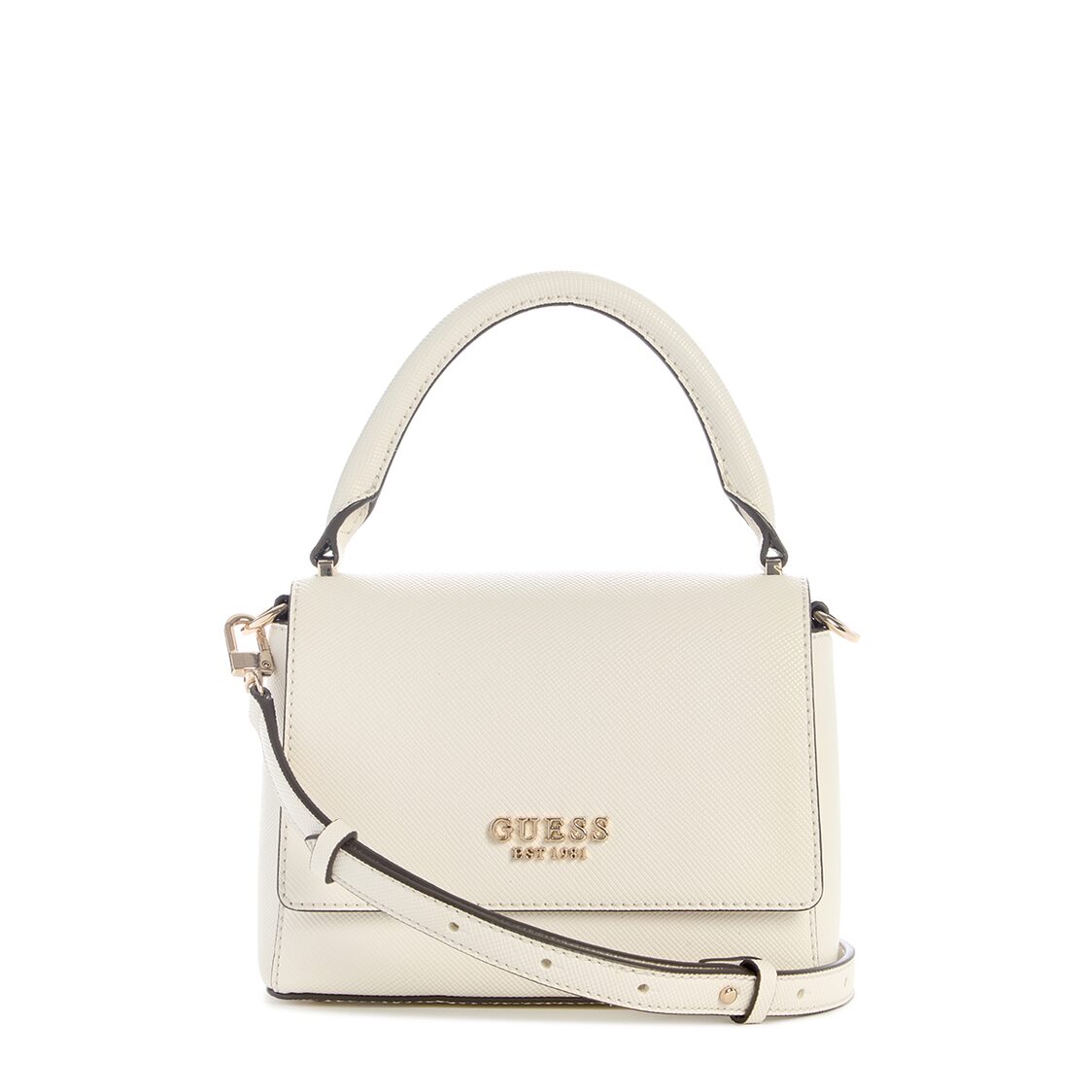 Guess Fedana Top Handle Flap,Off White