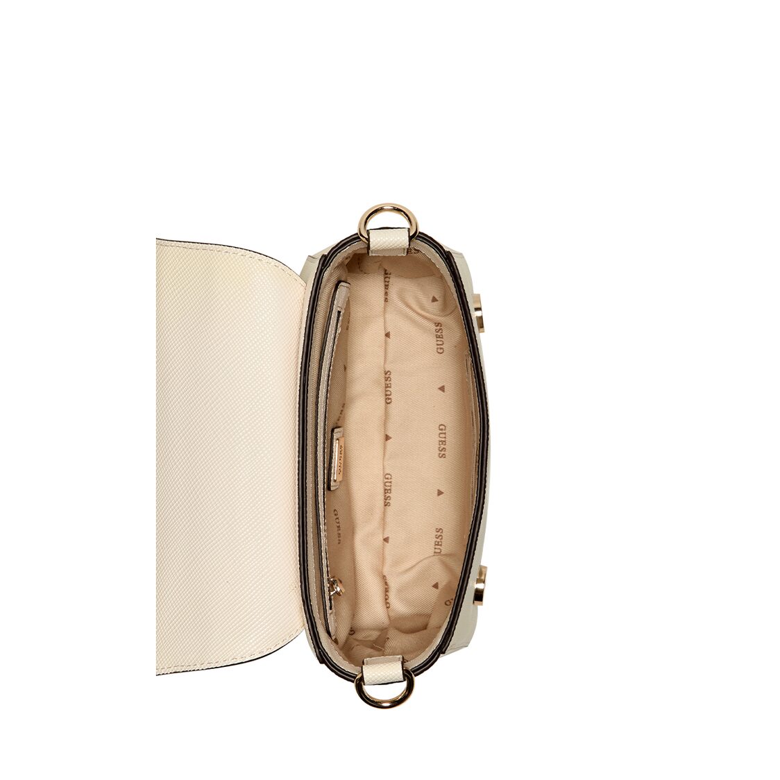 Guess Fedana Top Handle Flap,Off White