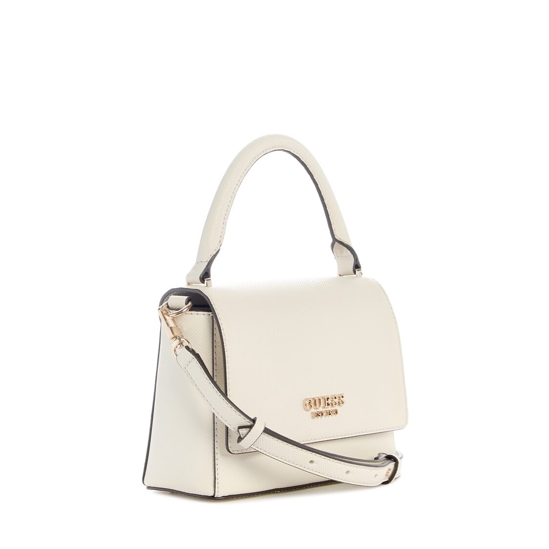 Guess Fedana Top Handle Flap,Off White