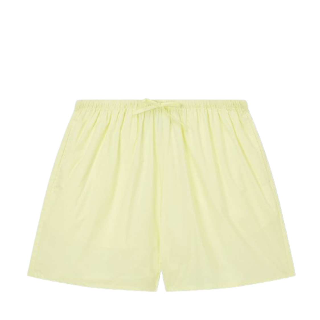 Jaju Women 60s Cotton Shirring Pajama Pants Yellow