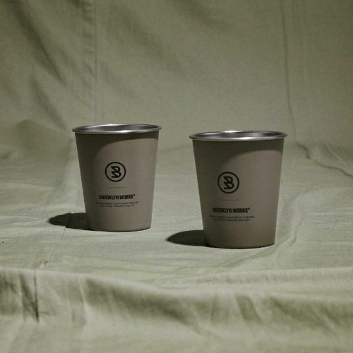 Brooklyn Works Stainless Single Cup 2pcs Set Gray - Metro Singapore Departmental Store - Celebrating 69 Years in SG