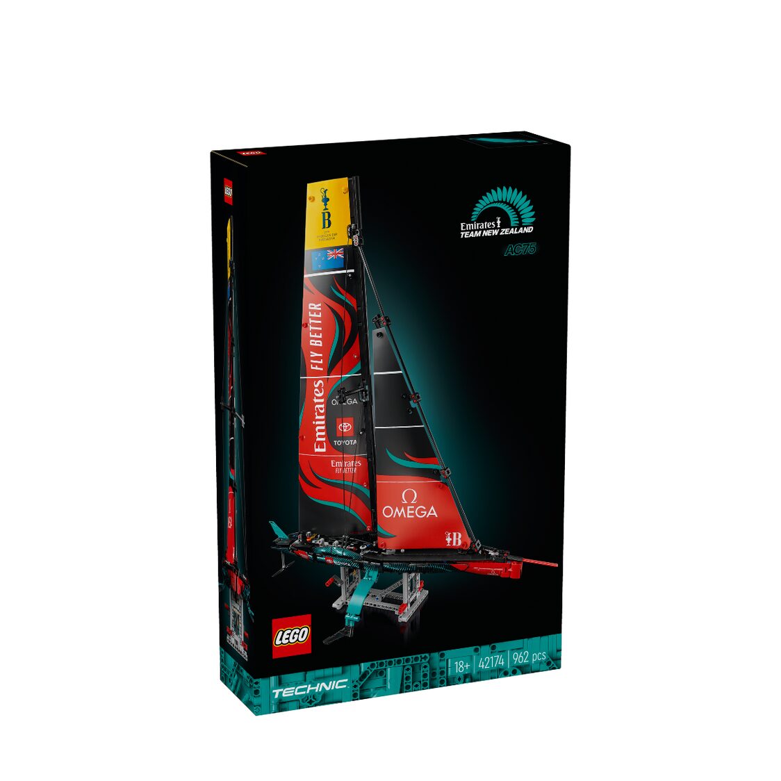 Lego Emirates Team New Zealand AC75 Yacht 42174