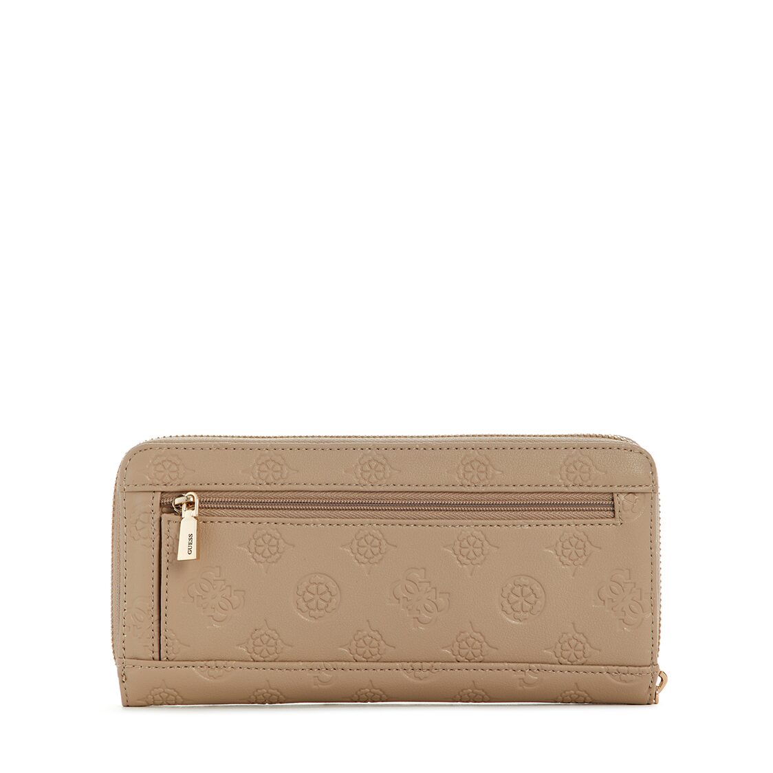 Guess Phoebe Slg Large Zip Around - Simply Taupe Logo