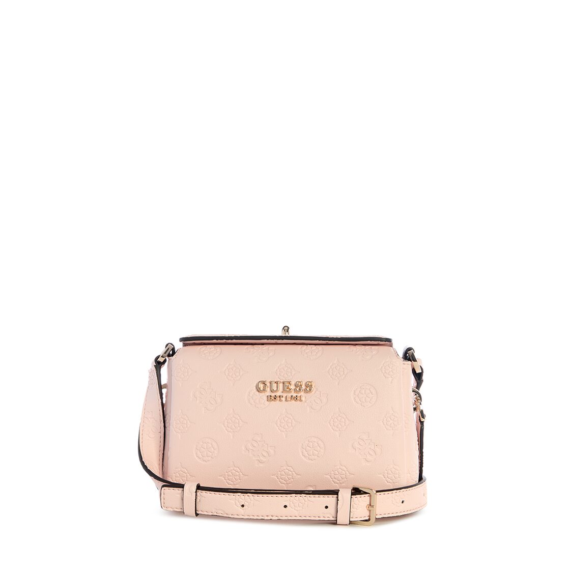Guess Phoebe Mini Crossbody Bag - Rose Water Logo