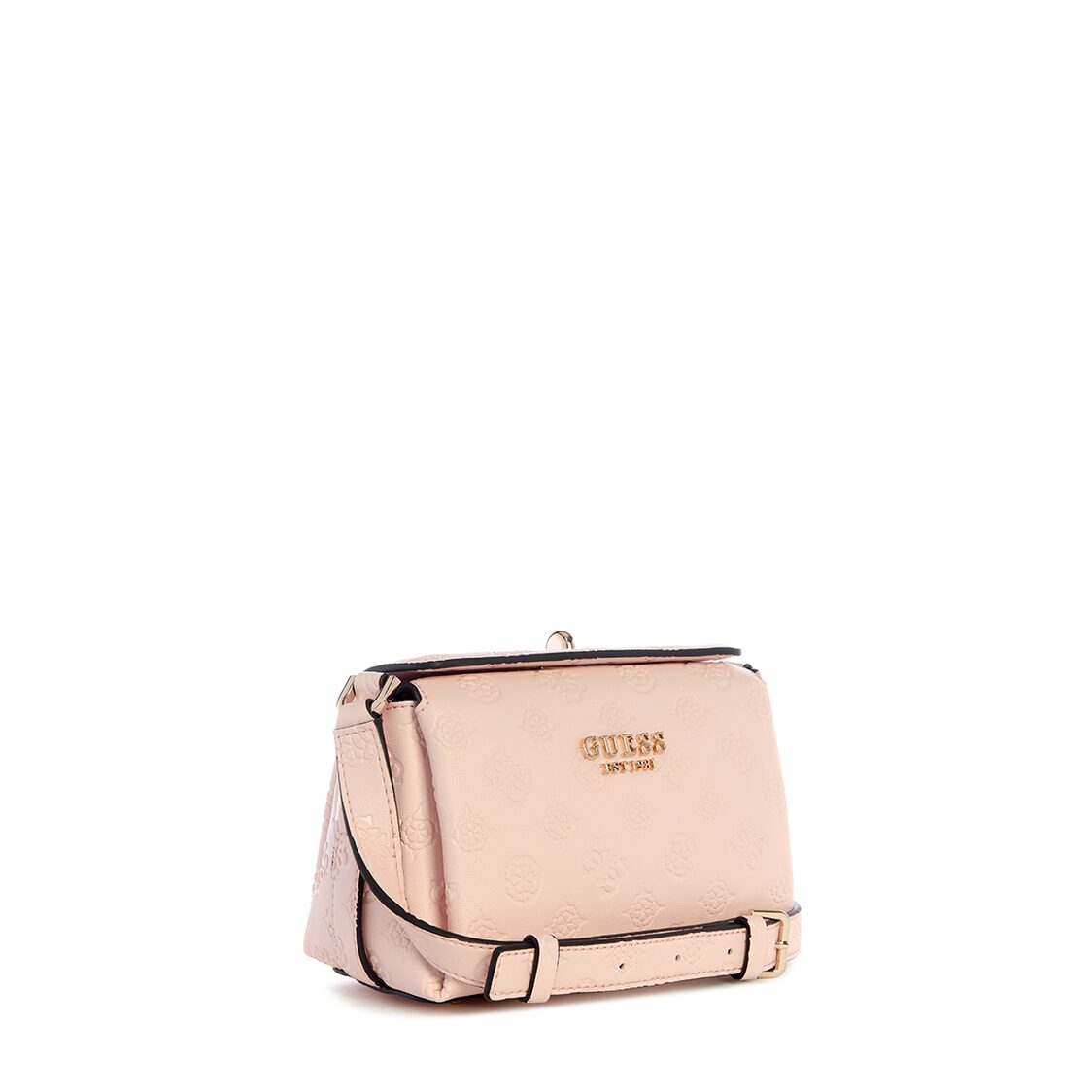 Guess Phoebe Mini Crossbody Bag - Rose Water Logo