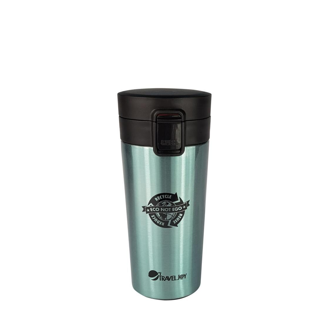 Travel Joy Eco Insulated Flip Up Coffee Mug (380ml)
