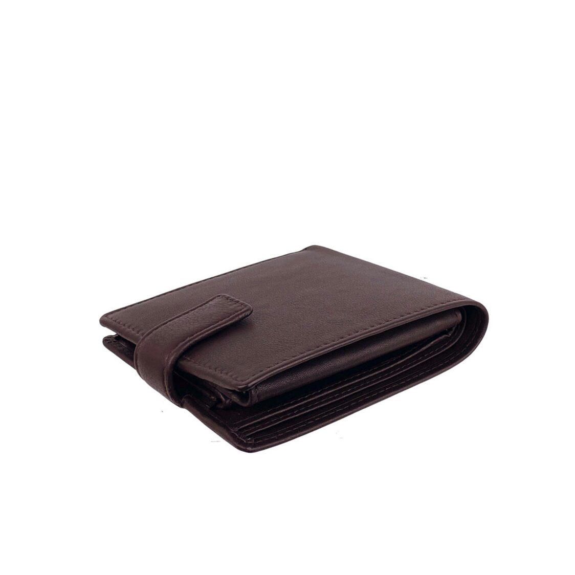 Mel&Co Genuine Leather Bi-Fold With Snap Closure