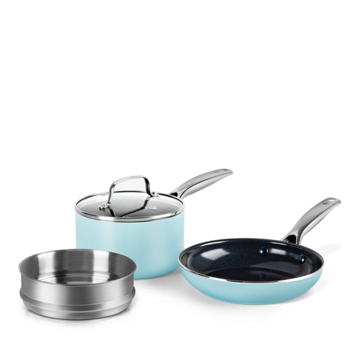 La Gourmet Blue Diamond 3 Cookware Set - Blue