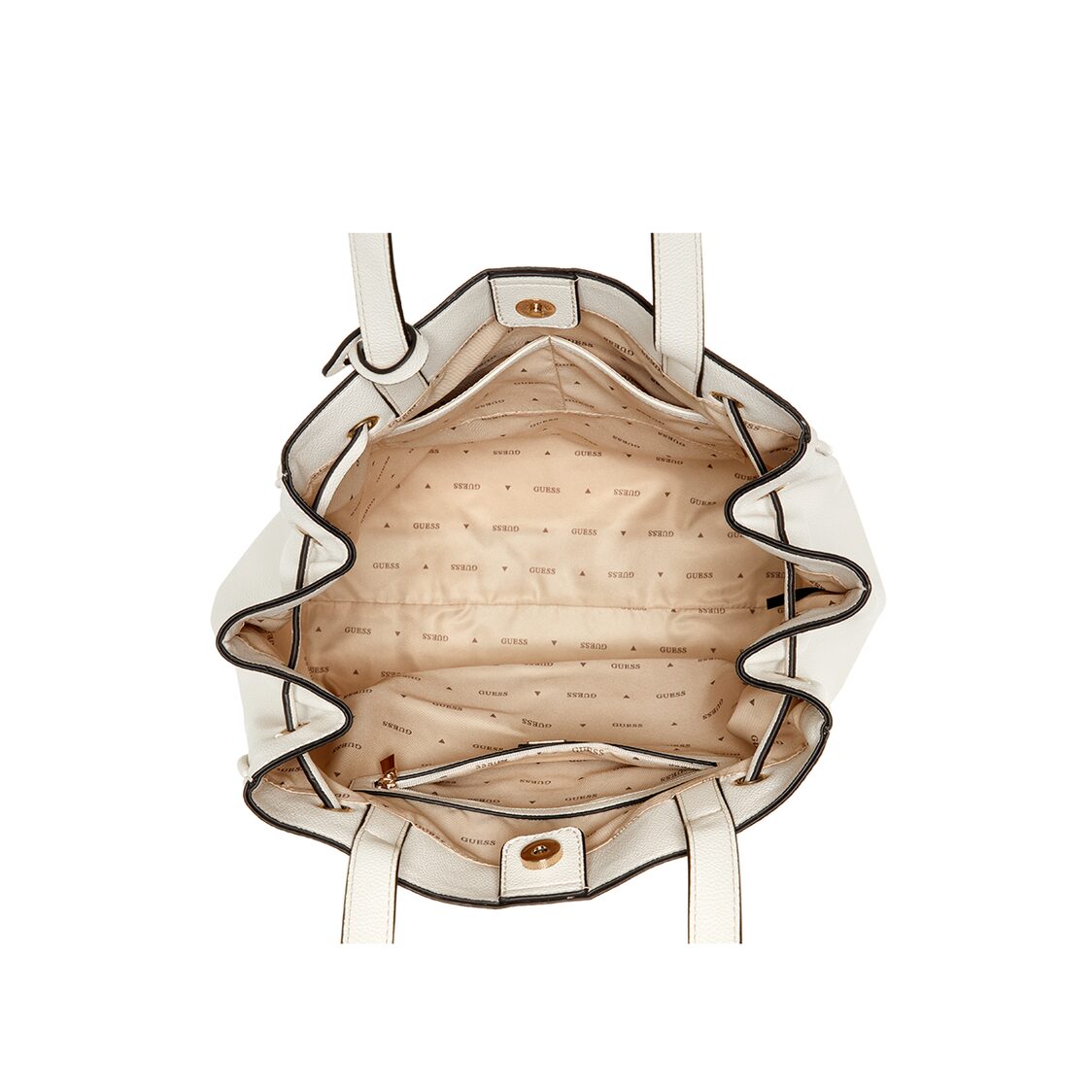 CALEBRA DRAWSTRING TOTE,OFF WHITE