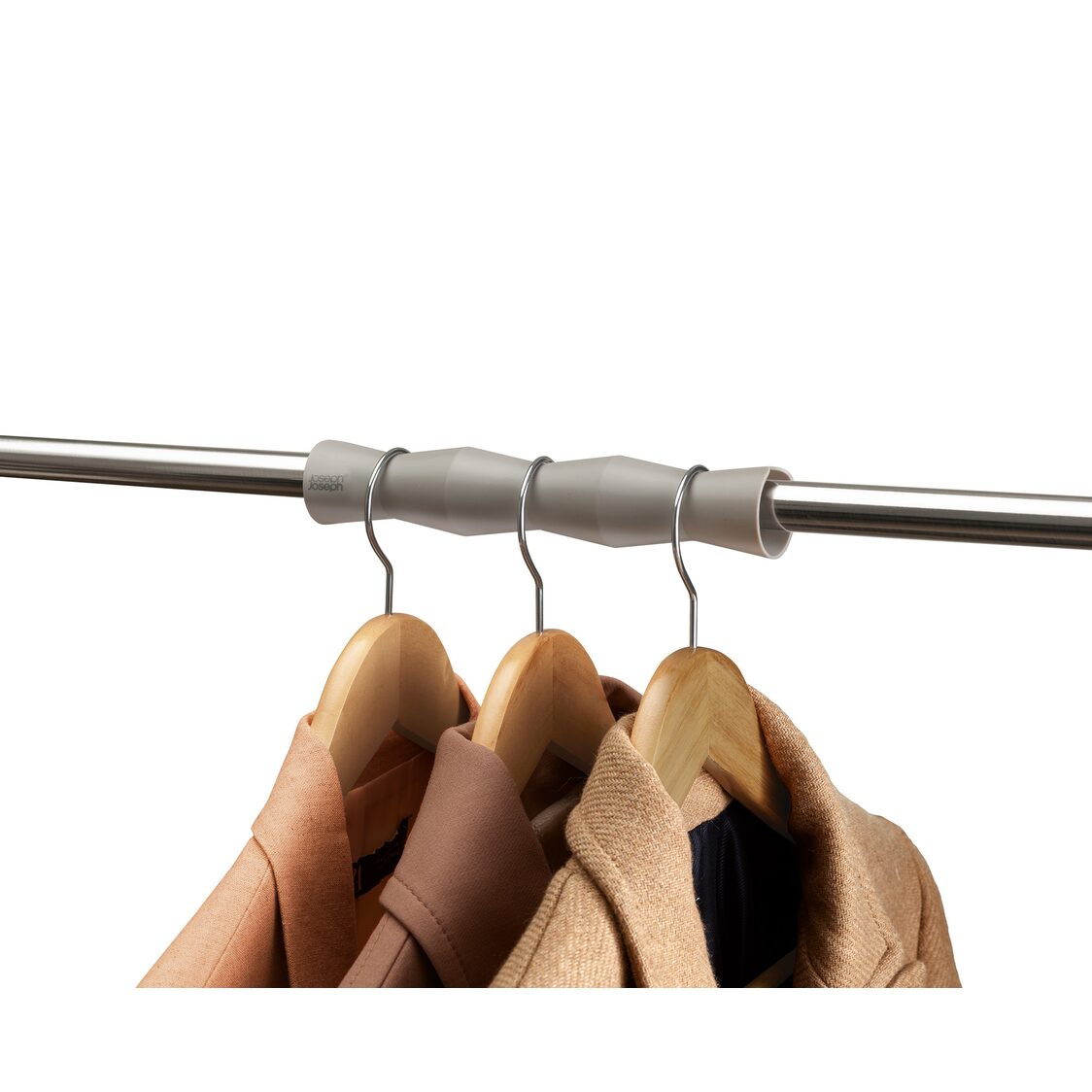 Joseph-Joseph Orderly Set of 2 Grey Clothes Rail Large Spacer Set