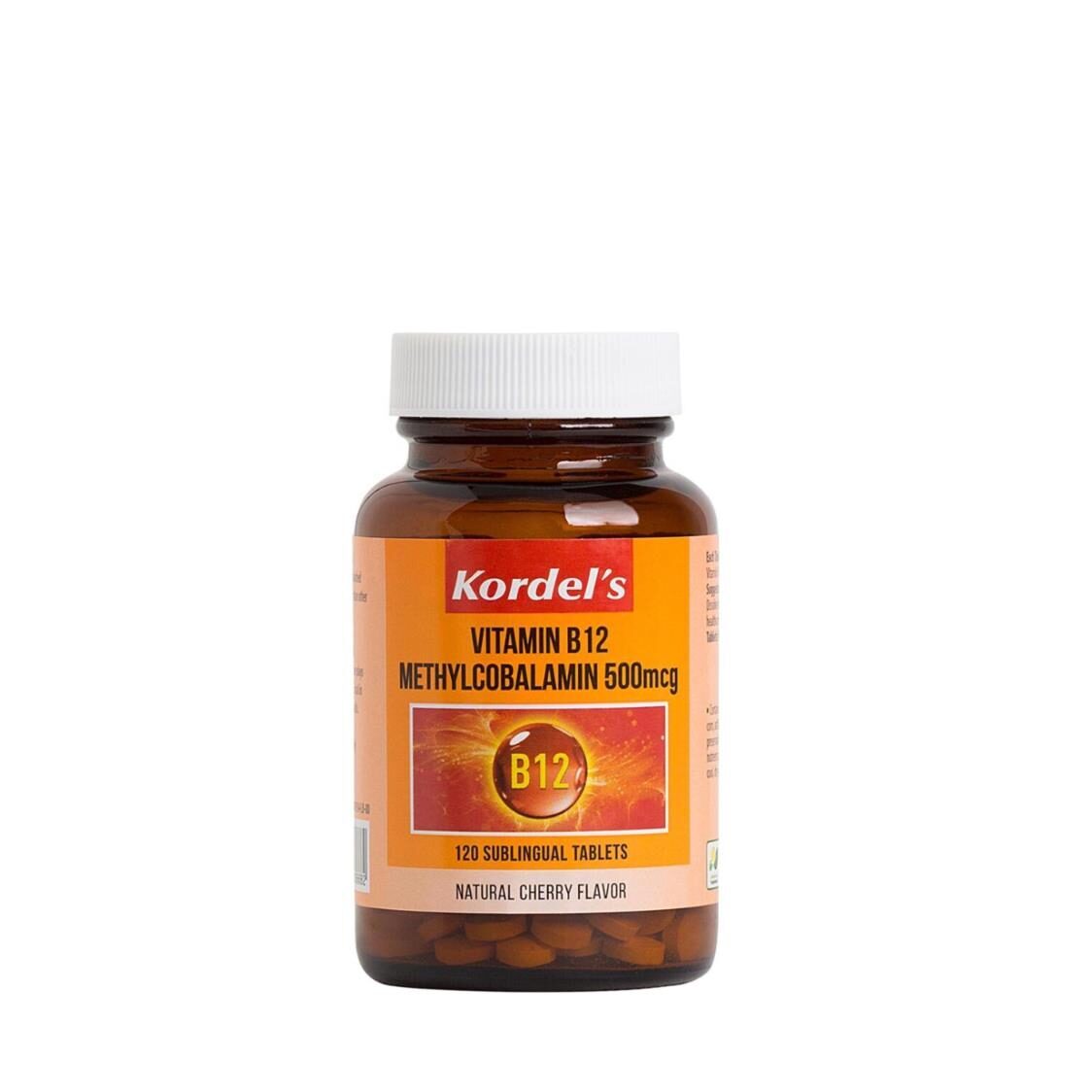 Kordel's Vitamin B12 500 mcg Sublingual Tablets 120s
