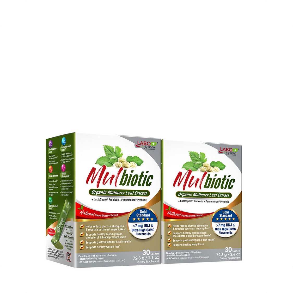 Labo Nutrition Mulbiotic 30 Sachets Twin Pack