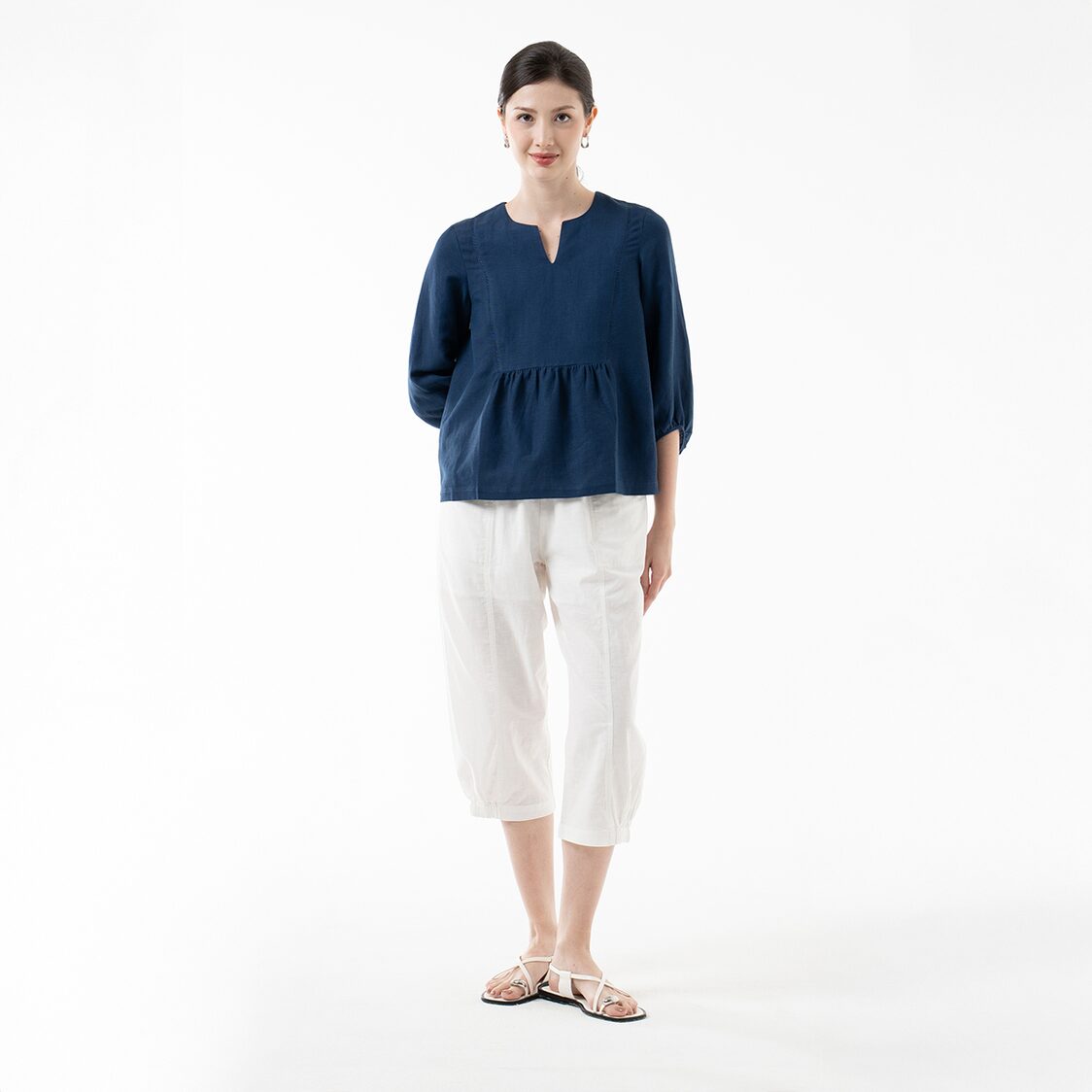 K/Woods Modern Folk Peplum Top