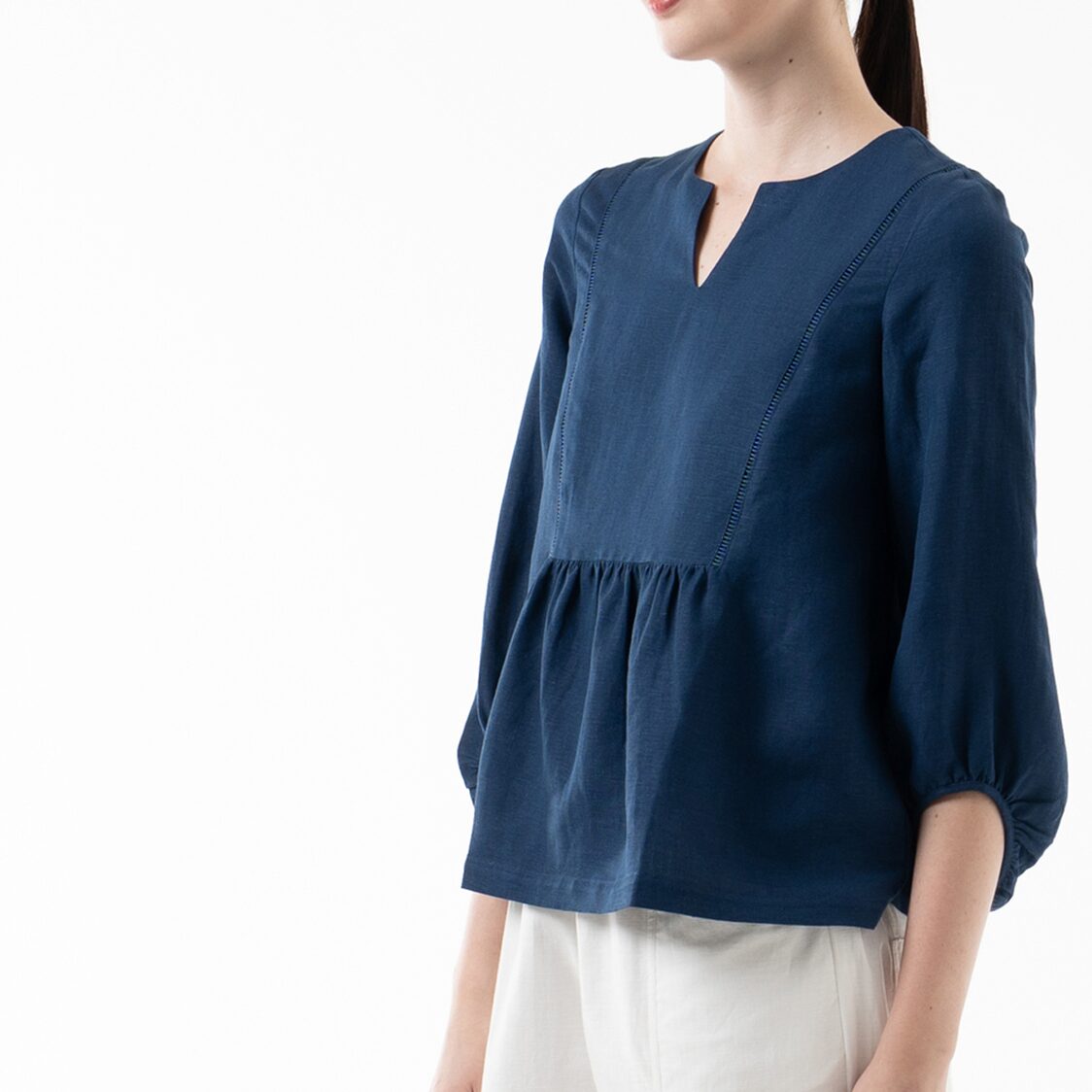 K/Woods Modern Folk Peplum Top