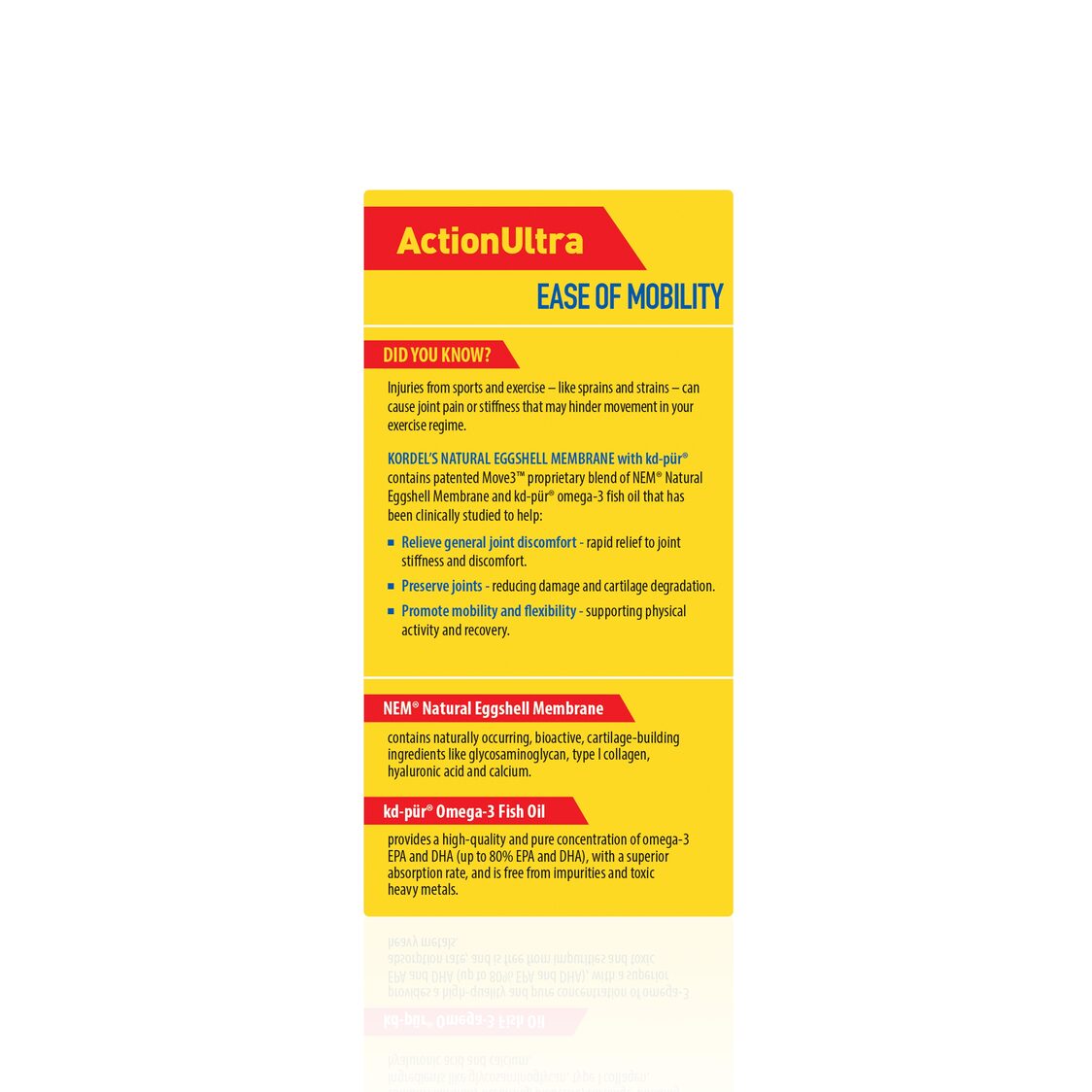 Kordel's NEM™ Natural Eggshell Membrane + kd-pür® 60s