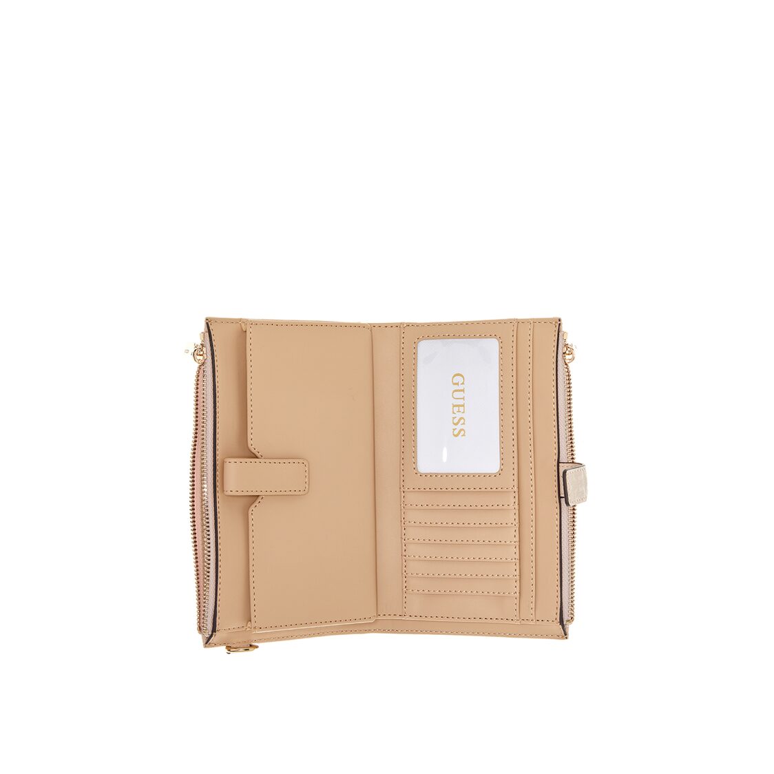 LAUREL II SLG DOUBLE ZIP ORGNZR,LATTE LOGO