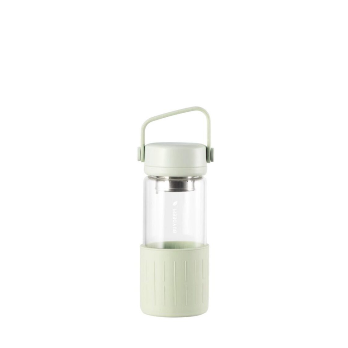 Buydeem Glass Bottle with Tea Bracket 350ml