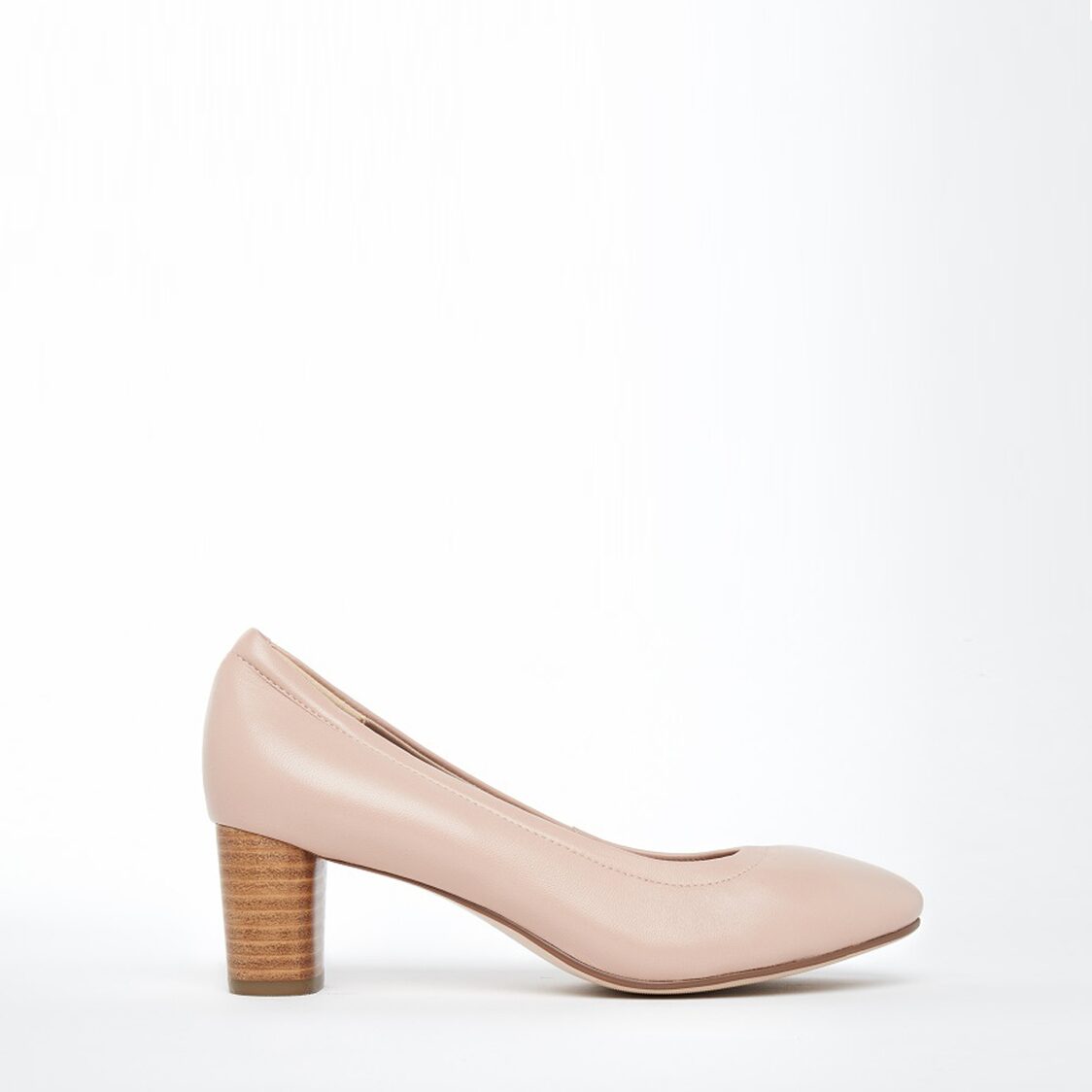 Caratti 9031 Classic Leather Heels Nude (Mid)