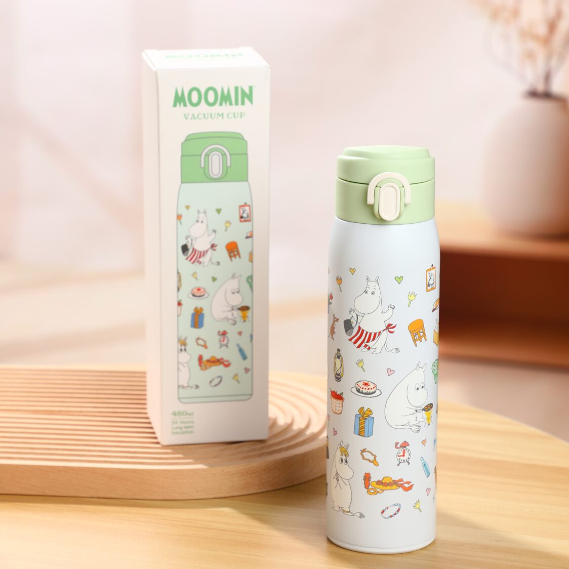VIPO x Moomin Vacuum Cup 480ml - Moomin Family MM37430