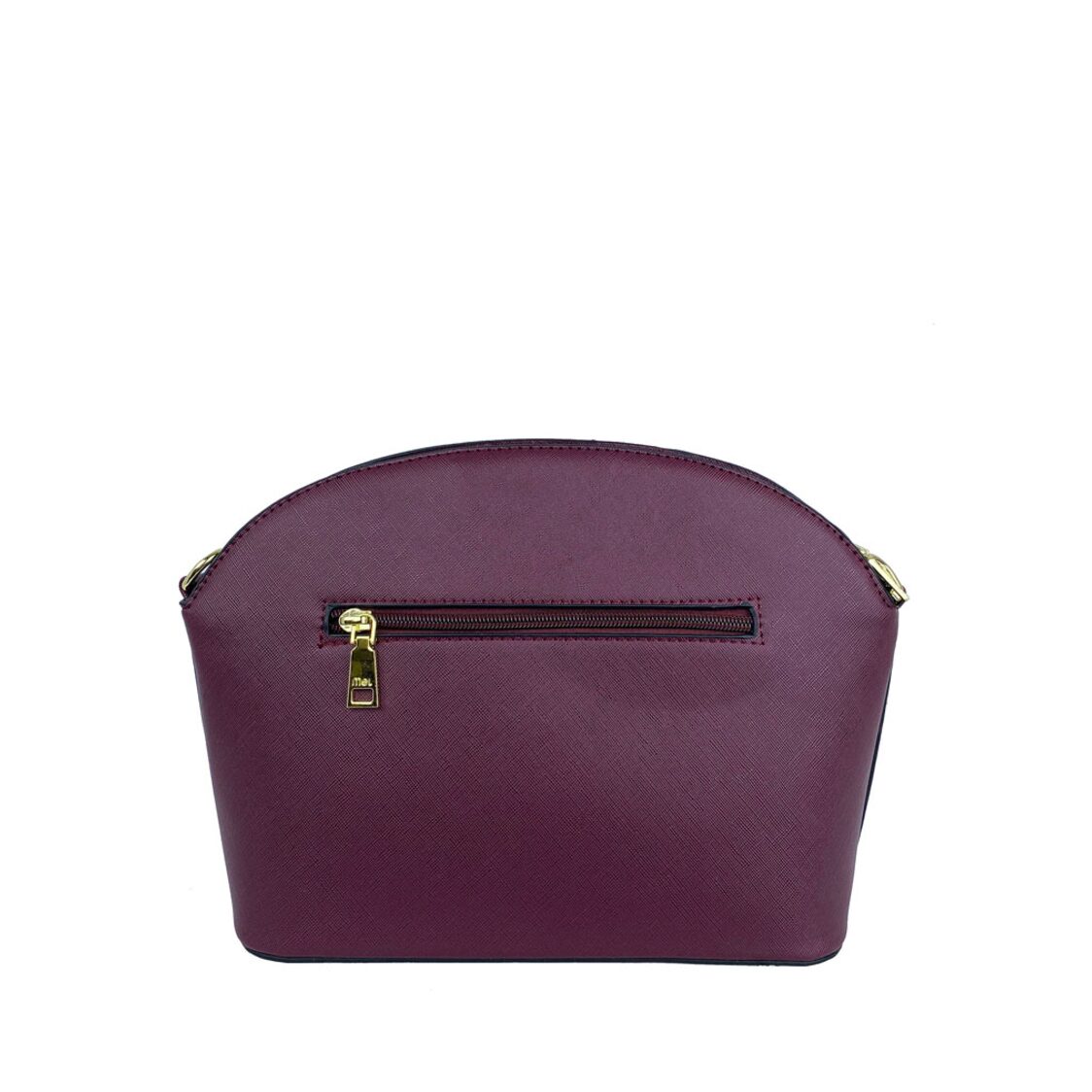 Mel&Co Saffiano-Effect Dome Sling Bag