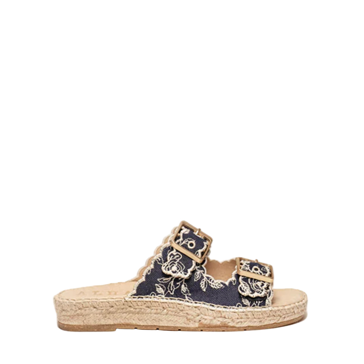 Alhamas Girasol Bio Vaquero Bord Lace Sandal - Darkblue Marino