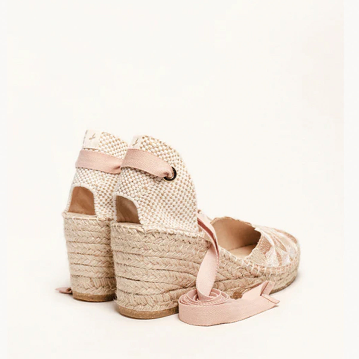 Alhamas Romero Cuna Media Guipure Lace Wedge