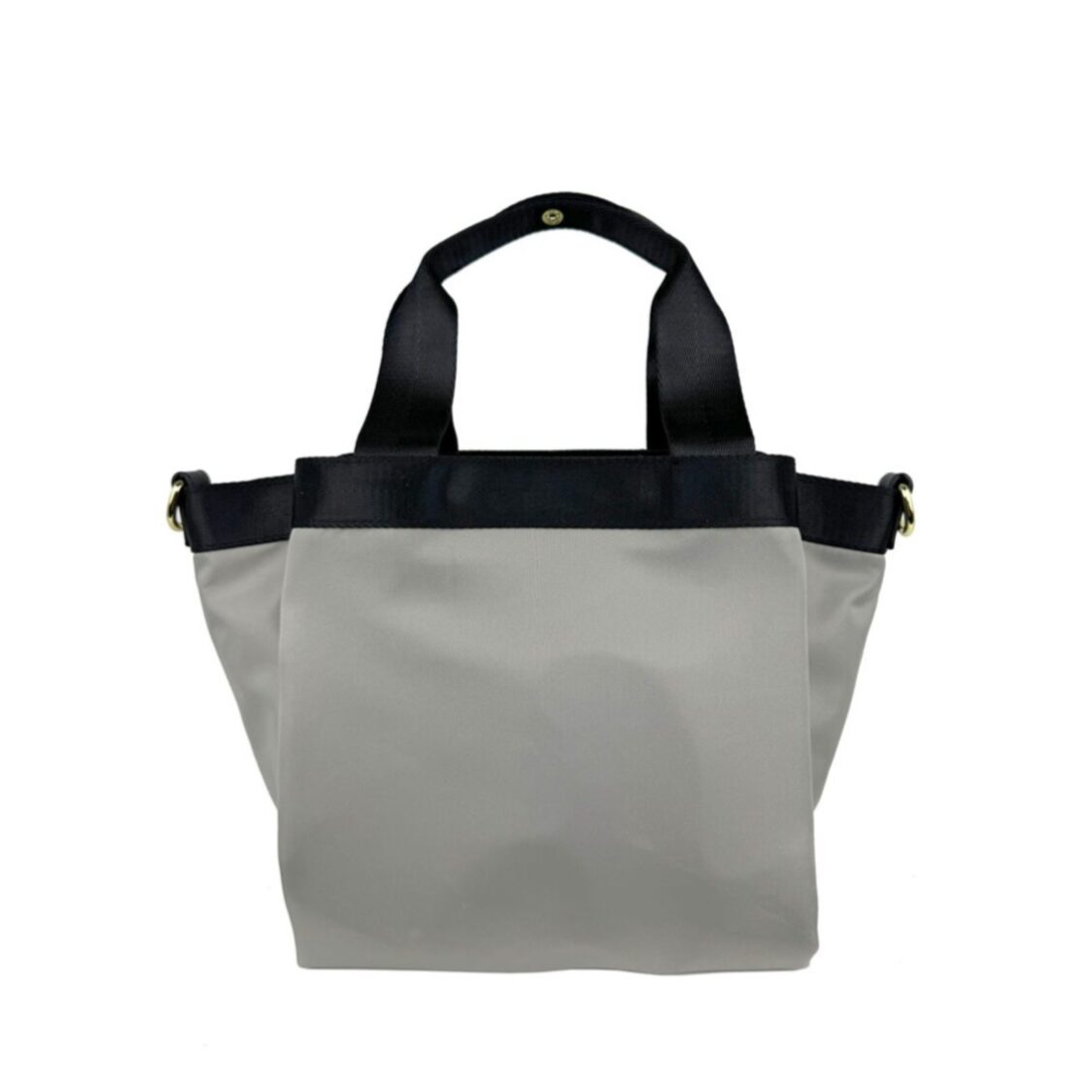 Mel&Co Nylon Satchel Top Handle With Font Zip Pocket