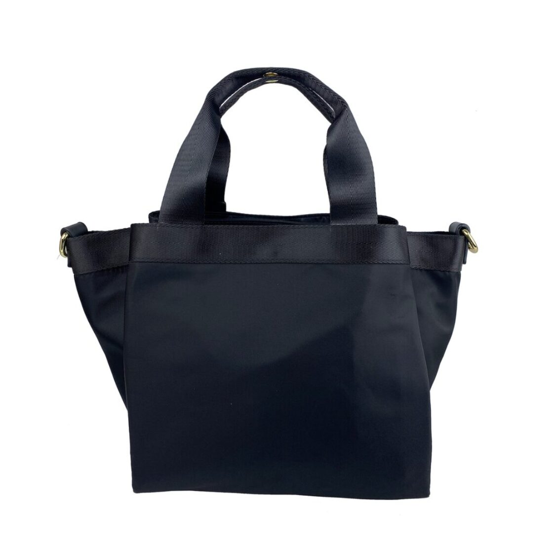 Mel&Co Nylon Satchel Top Handle With Font Zip Pocket