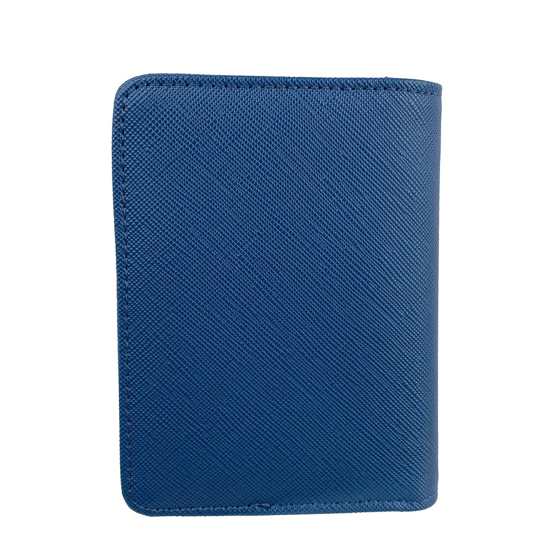 Mel&Co Saffiano Leatherette Bifold Card Holder