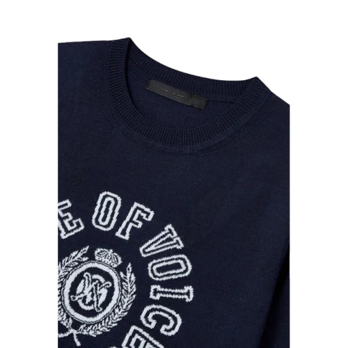 Voice Of Voices Logo Detail Half Sleeve Knit