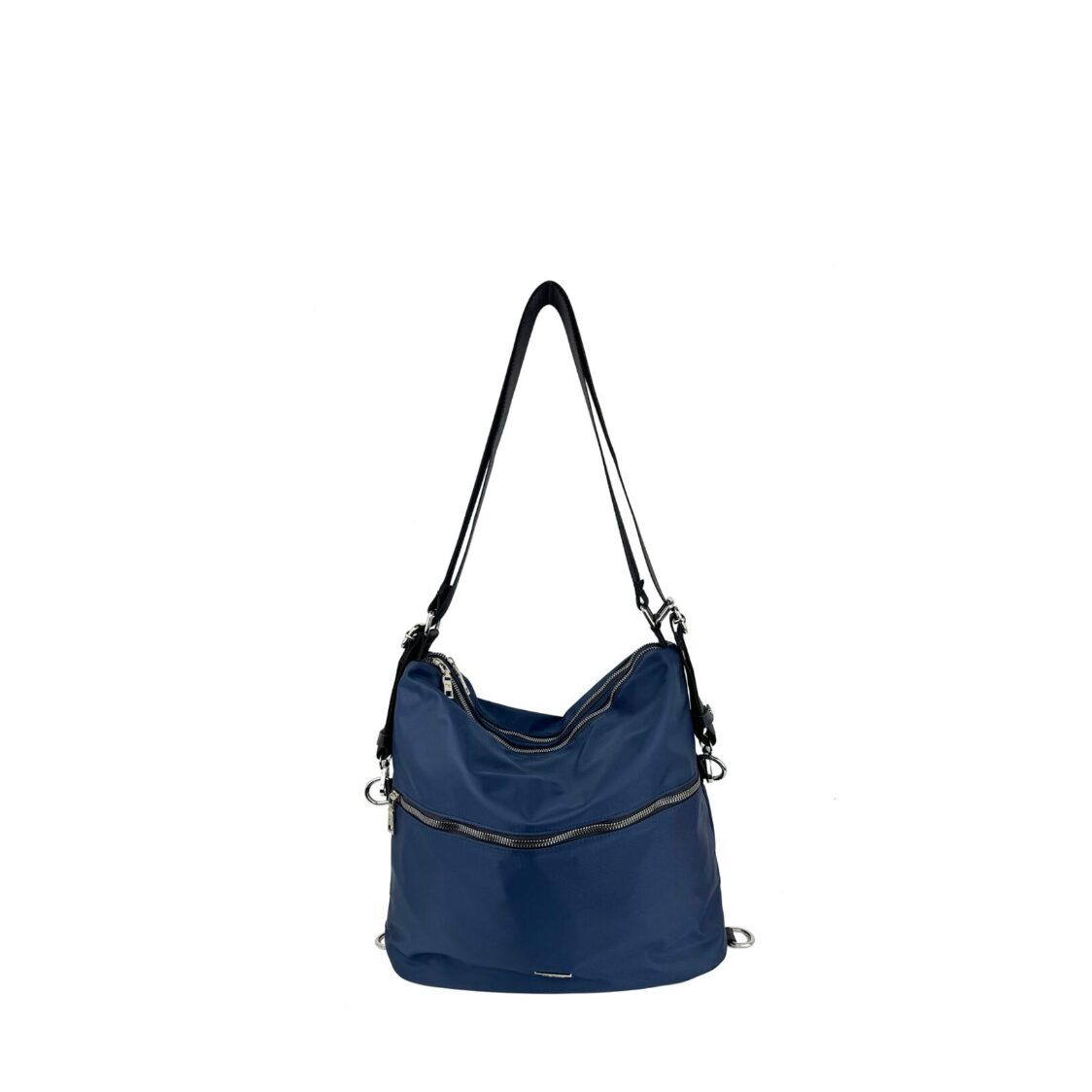 Mel&Co Nylon Two-Way Convertible Shoulder Backpack